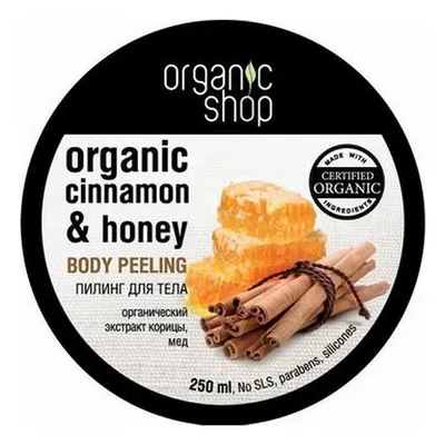 Organic Shop Cinnamon & Honey, Body Peeling (Peeling do ciała "Miodowy cynamon")