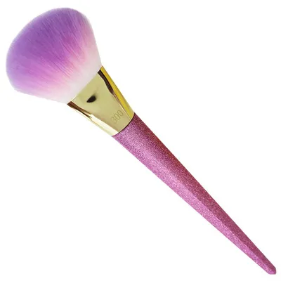 Real Techniques Brush Crush Volume 1, Powder Brush 300 (Pędzel do pudru z brokatowym trzonkiem)