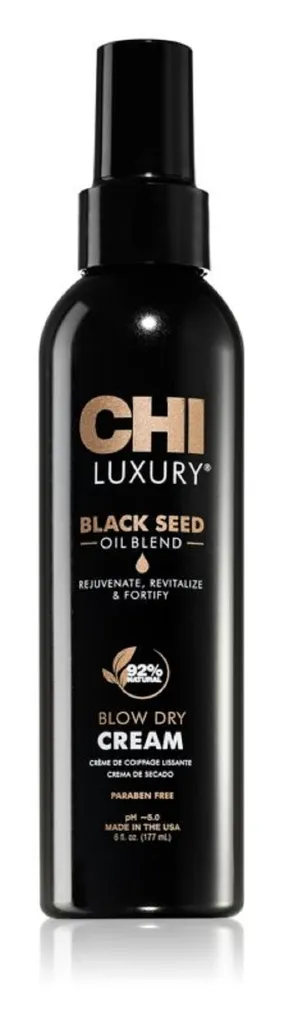 CHI Luxury, Black Seed Oil, Blow Dry Cream (Krem odżywczy i termoochronny do wygładzania włosów)