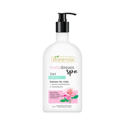 Bielenda Body Dream Spa, 2w1 Odżywczy balsam do ciała + serum witaminowe w kapsułkach