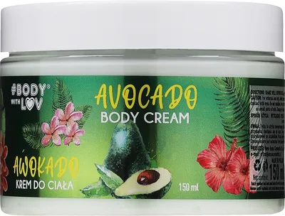 Body with Luv Silky Body Cream With Avocado (Jedwabisty krem do ciała z olejkiem awokado)