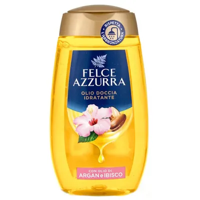 Felce Azzurra Olio Doccia Idratante Argan & Ibisco (Olejek pod prysznic `Argan i hibiskus`)
