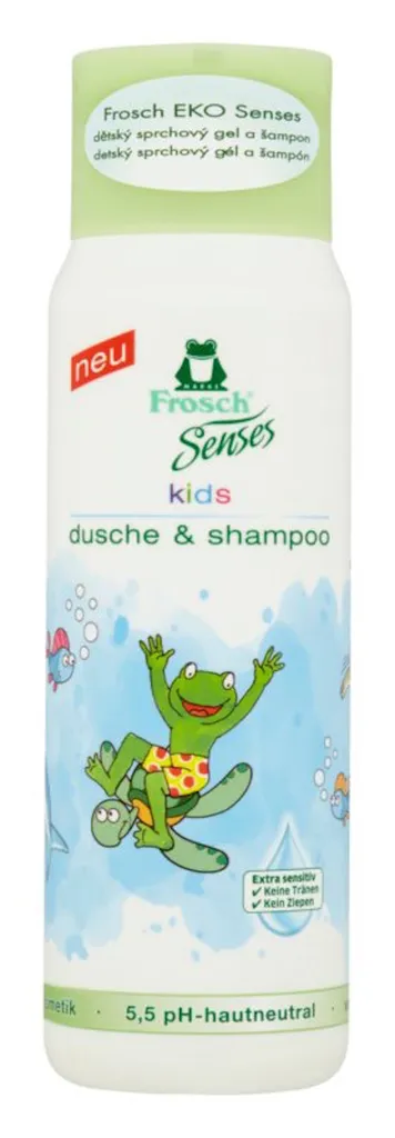 Frosch Senses Kids, Dusche & Shampoo (Szampon i żel pod prysznic dla dzieci)
