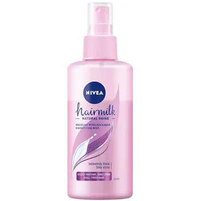 Nivea Hairmilk, Mgiełka wygładzająca do włosów matowych i zmęczonych `Naturalny blask`