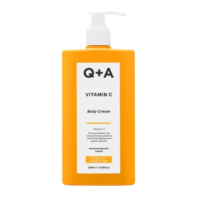 Q+A Vitamin C, Body Cream (Antyoksydacyjny balsam do ciała z witaminą C)