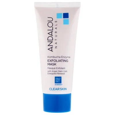Andalou Naturals Clear Skin, Kombucha Enzyme Exfoliating Mask (Enzymatyczna maska złuszczająca z kombuchą)