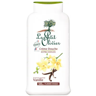 Le Petit Olivier Creme Douche Vanille (Kremowy żel pod prysznic o zapachu wanilii)