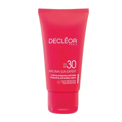 Decleor Aroma Sun Expert, Protective Anti - Wrinkle Cream (Ochronny krem przeciwzmarszczkowy do twarzy SPF 30 - wysoka ochrona)