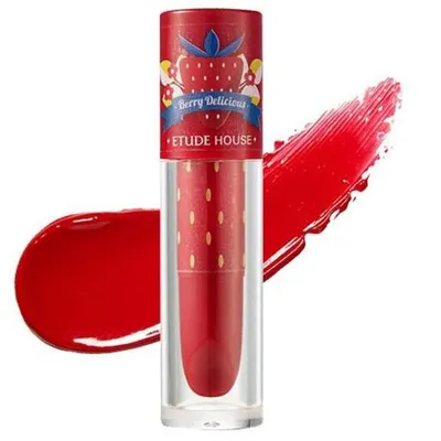 Etude Berry Delicious, Color In Liquid Lips (Tint do ust)
