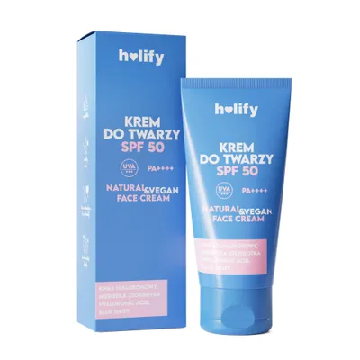 Holify Krem do twarzy hialuronowy SPF 50 PA ++++