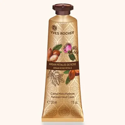 Yves Rocher Argan Petales de Rose Creme Mains Hammam (Krem do rąk `Olejek arganowy i róża`)
