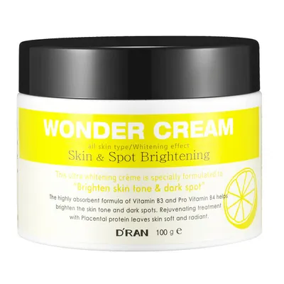 D'Ran Wonder Cream, Skin & Spot Brightening (Rozświetlający krem do twarzy)