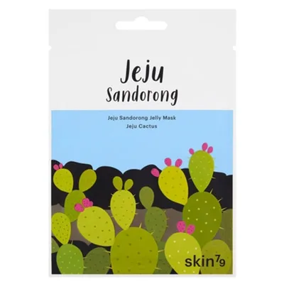 SKIN79 Jeju Sandorong Jelly Mask, Jeju Cactus (Żelowa maska do twarzy)