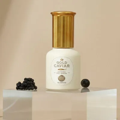 SkinFood Gold Caviar Ex, Lifting Eye Serum (Ujędrniające serum pod oczy)