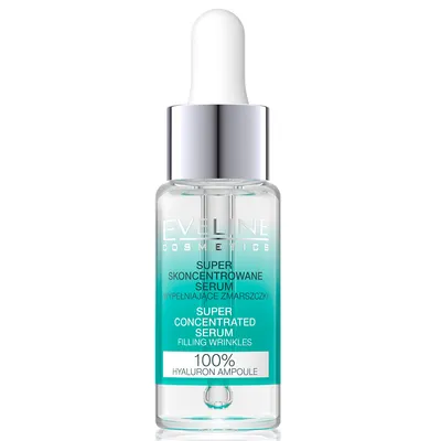 Eveline Cosmetics Hyaluron & Collagen, Superskoncentrowane serum wypełniające zmarszczki