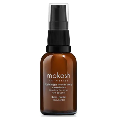 Mokosh Cosmetics Wygładzające serum do twarzy z bakuchiolem `Owies i bambus`