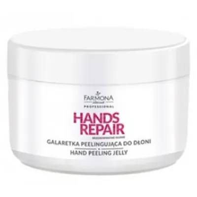 Farmona System Professional Hands Repair, Brzoskwiniowa galaretka peelingująca do dłoni