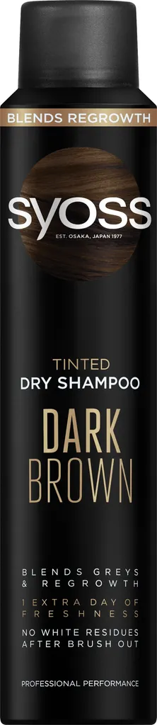 Syoss Tinted Dry Shampoo Dark Brown (Suchy szampon do włosów ciemnobrązowych)