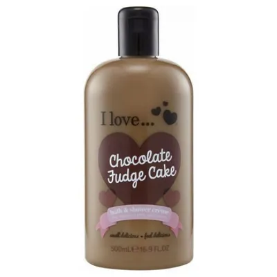 I Love... Cosmetics Chocolate Fudge Cake, Bath & Shower Creme (Kremowy płyn do kąpieli i pod prysznic)