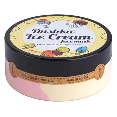 Dushka Cosmetics Maseczka do skóry normlanej  `Ice Cream`