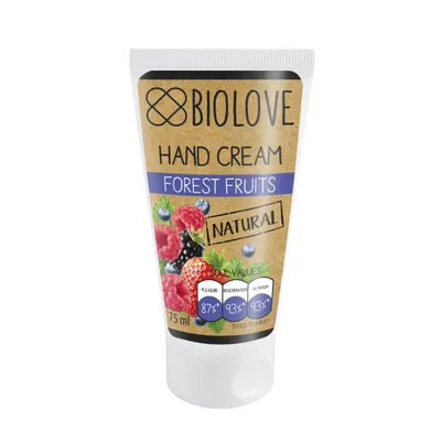 Biolove Forest Fruits, Hand Cream (Krem do rąk `Owoce leśne`)
