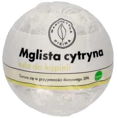 Manufaktura Piękna Kula do kąpieli 'Mglista cytryna'