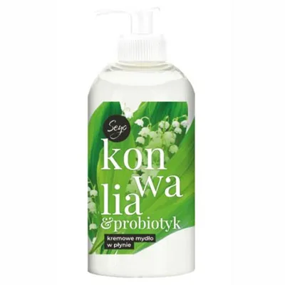 Seyo Kremowe mydło w płynie `Konwalia i probiotyk`