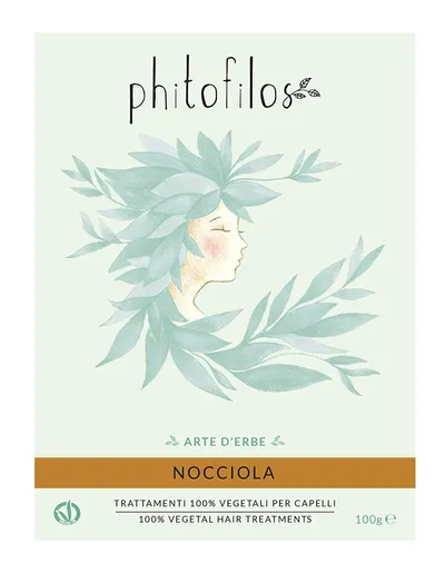 Phitofilos Nocciola [Hazelnut Brown Hair Color] (Proszek do farbowania włosów brąz orzecha laskowego)