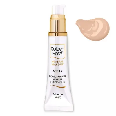 Golden Rose Liquid Powder Mineral  Foundation (Podkład mineralny w płynie)