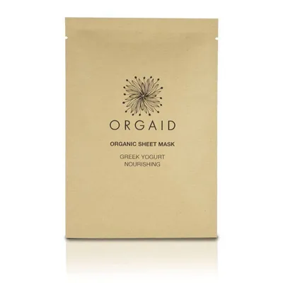 Orgaid Greek Yogurt & Nourishing Organic Sheet Mask (Odżywcza maska w płacie `JogurtgGrecki`)