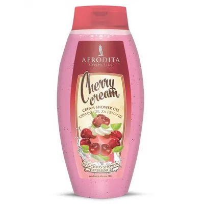 Kozmetika Afrodita (Afrodita Cosmetics) Cream Shower Gel Cherry Cream (Kremowy żel pod prysznic o zapachu czereśni)