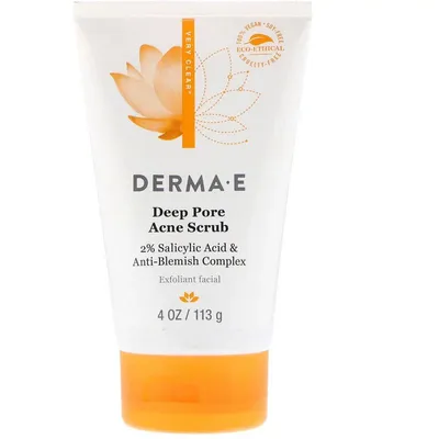 Derma E Deep Pore Acne Scrub with 2% Salicylic Acid & Anti-Blemish Complex (Scrub do twarzy z 2% kwasem salicylowym)