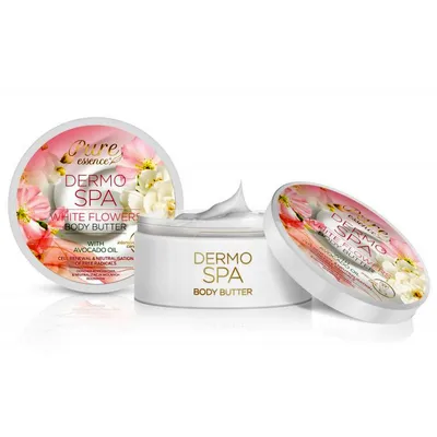 Revers Cosmetics Dermo Spa, Masło do ciała  o zapachu białych kwiatów z olejkiem z awokado