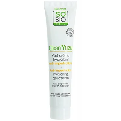 SO'BiO Etic Clean`Yuzu, Gel-Creme Hydratant Anti-Imperfections