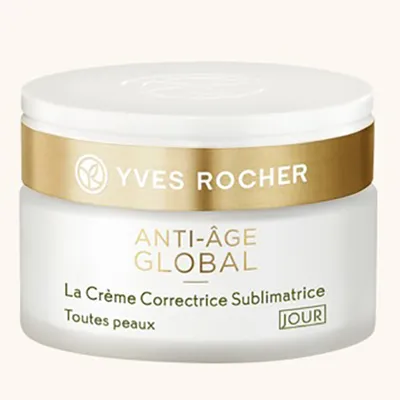 Yves Rocher Anti-Age Global, La Creme Correctrice Sublimatrice (Przeciwzmarszczkowy krem do twarzy na dzień)