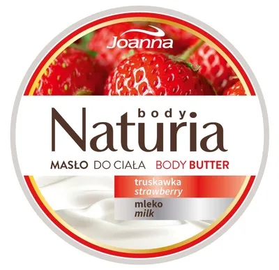 Joanna Naturia Body, Masło do ciała z truskawką i mlekiem