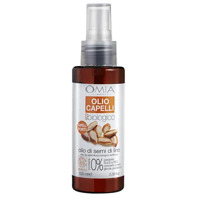 Omia Laboratoires Olio Capelli di Semi di Lino (Olej - spray do włosów z olejkiem z siemienia lnianego)
