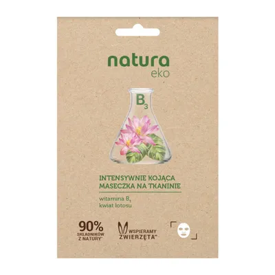 Natura Eko Intensywnie kojąca maseczka na tkaninie