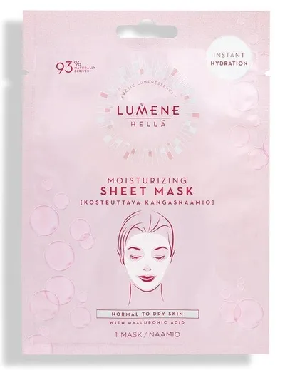 Lumene Hella, Moisturizing Sheet Mask (Nawilżająca maska w płacie)