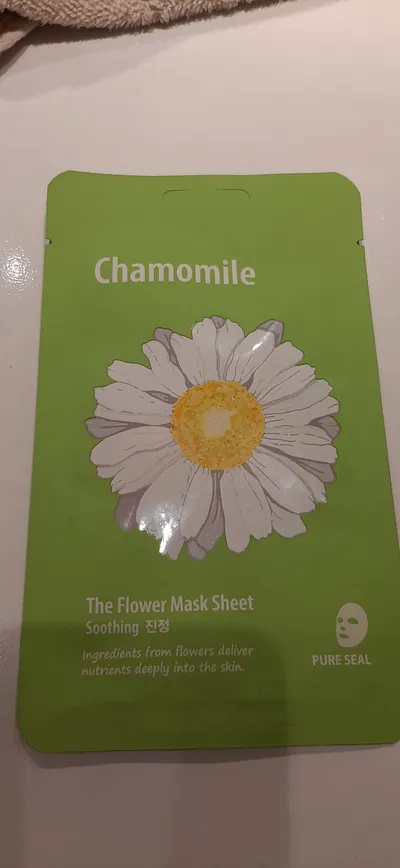 CNF Cosmetics She's Lab The Flower Mask Sheet Chamomile (Maska do twarzy `Rumianek`)