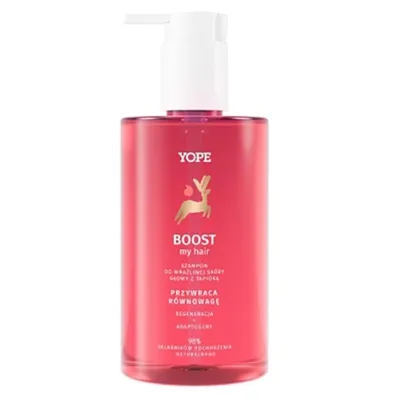Yope Bounce My Hair, Boost, Szampon do wrażliwej skóry głowy