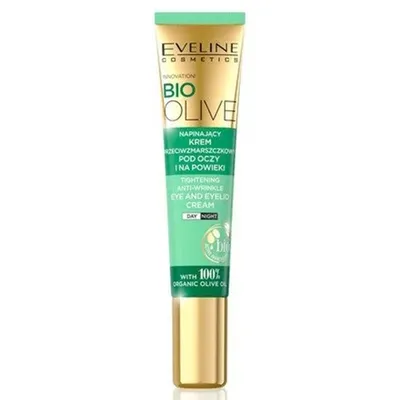 Eveline Cosmetics Bio Olive, Napinający krem przeciwzmarszczkowy pod oczy i na powieki
