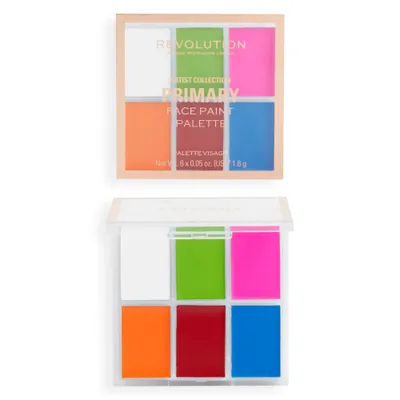 Revolution Beauty (Makeup Revolution) Artist Collection, Primary, Face Paint Palette (Paleta farb do makijażu)