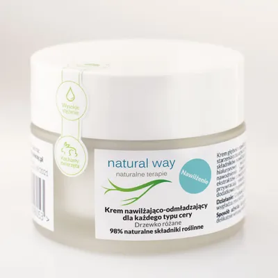 Natural Way Krem głęboko nawilżający dla cery normalnej, suchej, z widocznymi oznakami starzenia `Drzewko różane`