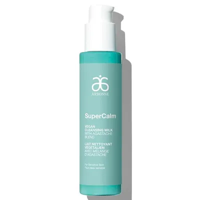 Arbonne SuperCalm, Vegan Cleansing Milk with Agastache Blend (Wegańskie mleczko oczyszczające z kłosowcem)