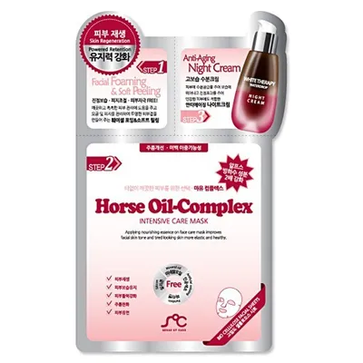 SOC (Sense Of Care) Horse-Oil Complex, Intensive Care Mask (Zestaw relaksujący z maską w płachcie)