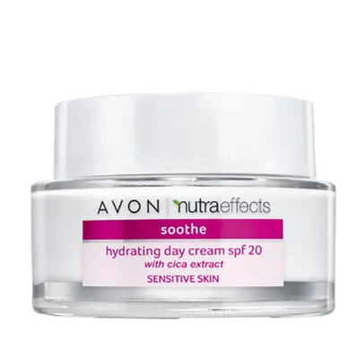 Avon Nutra Effects, Soothe Hydrating Day Cream SPF 20 (Krem nawilżający na dzień dla skóry wrażliwej)