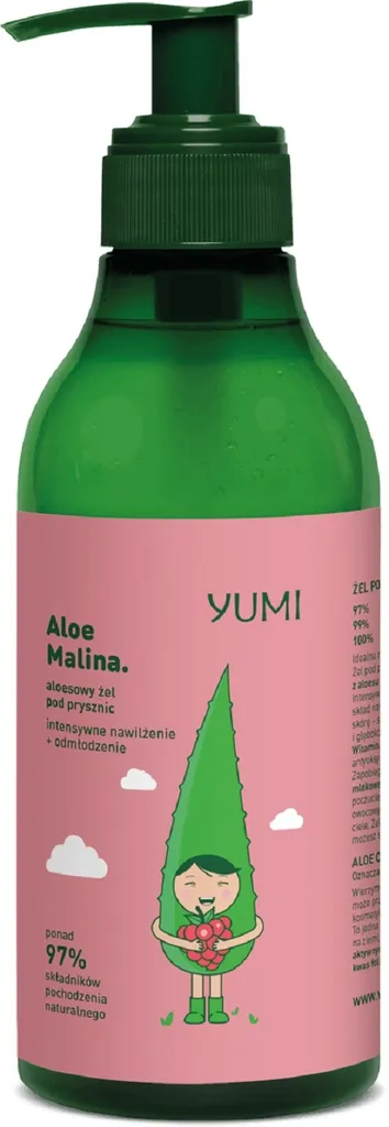 Yumi Aloesowy żel pod prysznic `Aloe Malina`