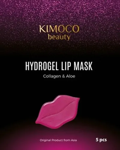 Kimoco Beauty Hydrogel Lip Mask Collagen & Aloe (Hydrożelowa maska na usta nawilżająca)