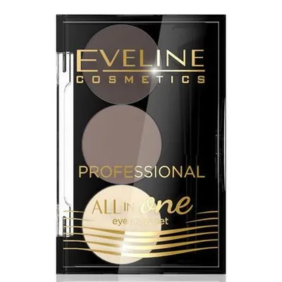 Eveline Cosmetics Professional, All in One, Eyebrow Set (Profesjonalny zestaw do makijażu i stylizacji brwi)